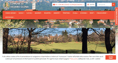 Desktop Screenshot of comune.vedano-olona.va.it